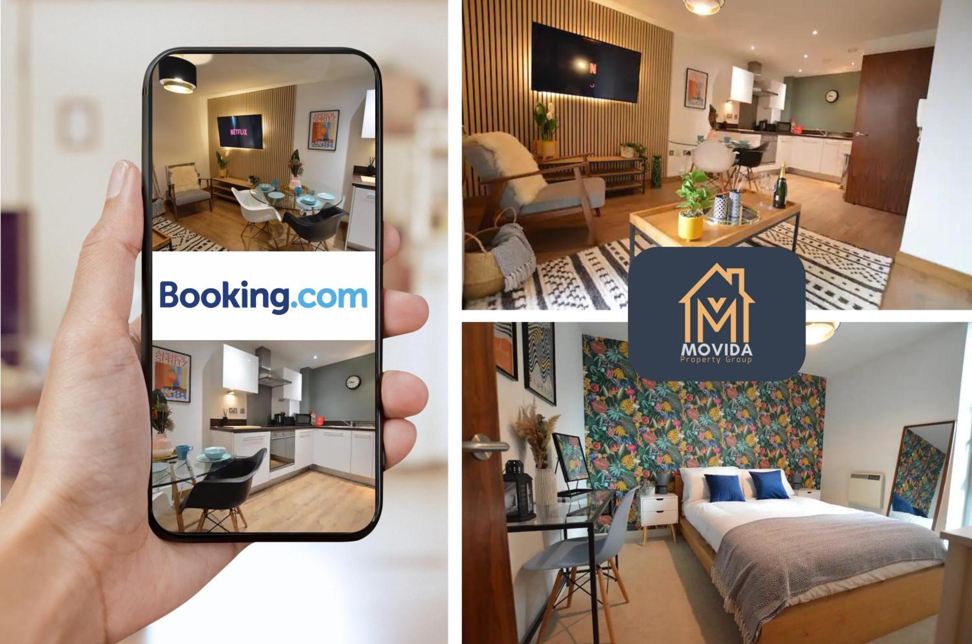 Lgi Stunning 1 Bedroom Apartment By Movida Property Group Short Lets & Serviced Accommodation Leeds  Kültér fotó