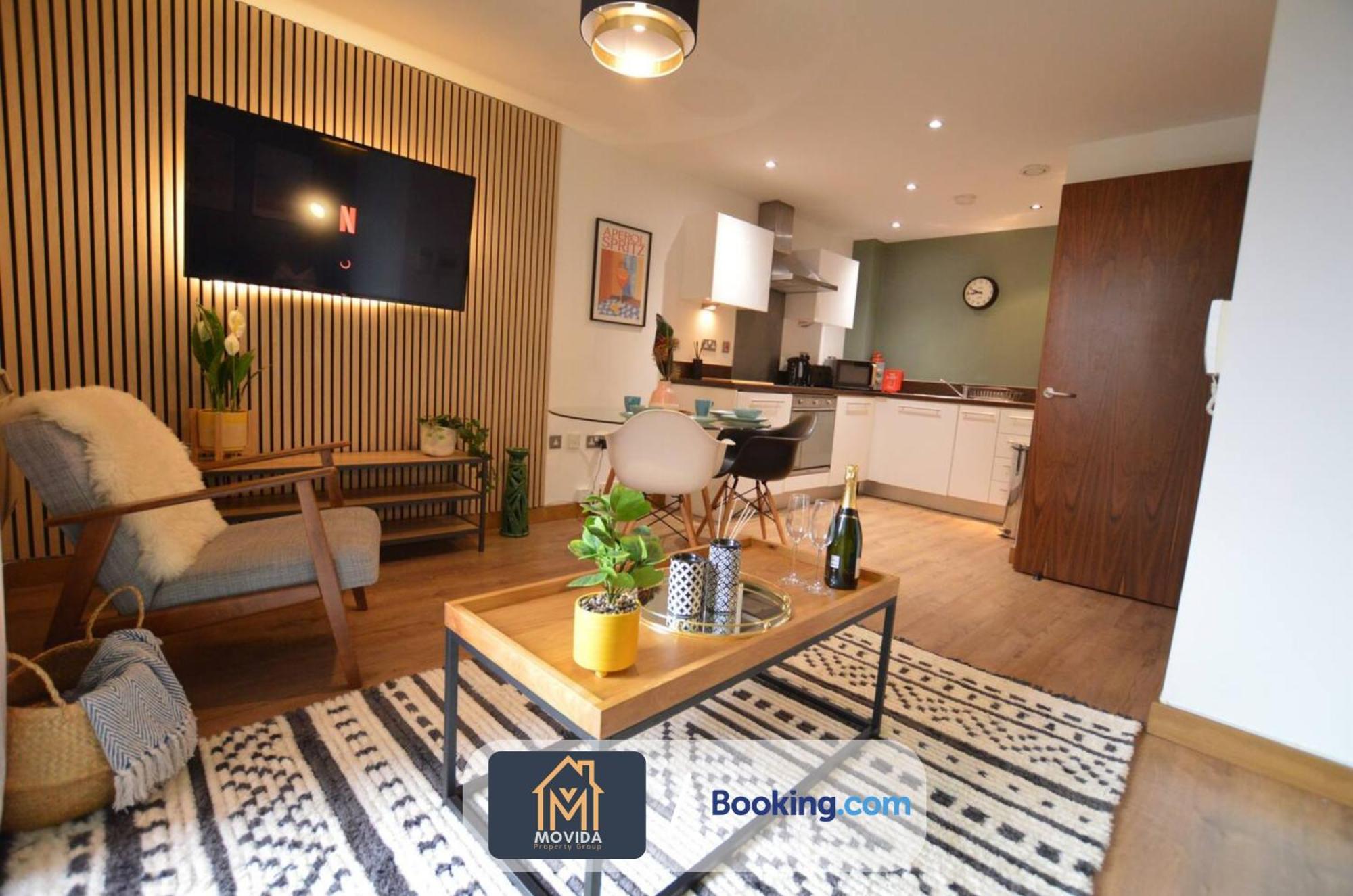 Lgi Stunning 1 Bedroom Apartment By Movida Property Group Short Lets & Serviced Accommodation Leeds  Kültér fotó