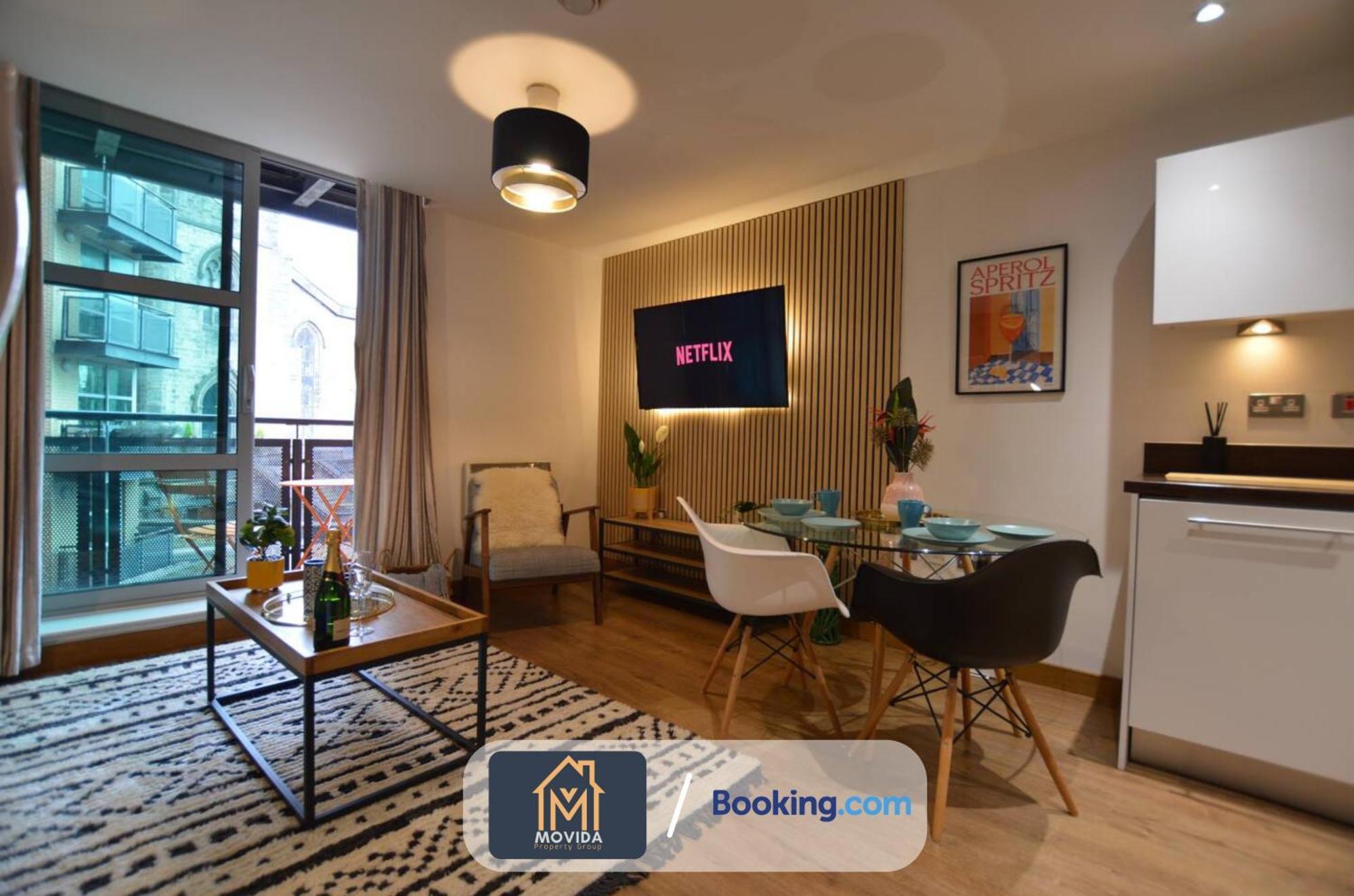 Lgi Stunning 1 Bedroom Apartment By Movida Property Group Short Lets & Serviced Accommodation Leeds  Kültér fotó